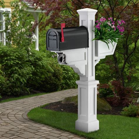decorative mailbox posts residential.